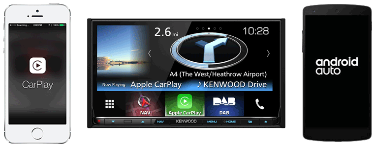 Kenwood and Apple CarPlay and Android Auto