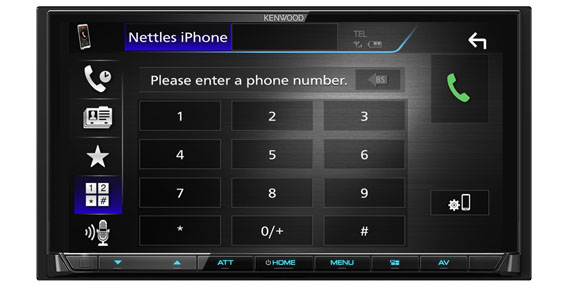 Bluetooth hands-free calling and music streaming DMX7017DABS