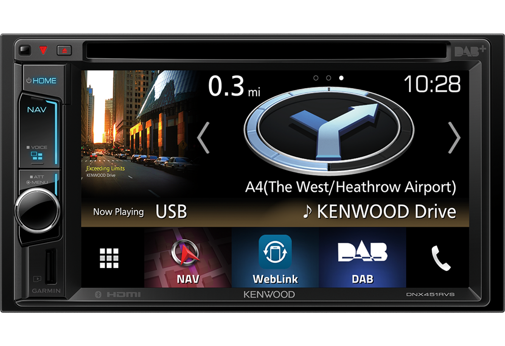 Kenwood DNX451RVS with Apple CarPlay, USB, DAB+