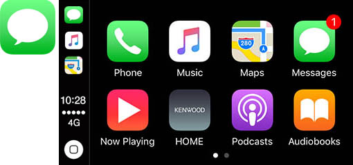 Apple CarPlay Messages - Kenwood 
