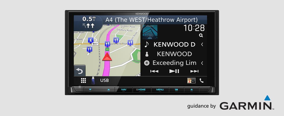 DNX9190DABS Garmin Navi