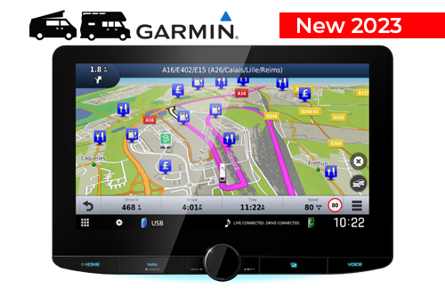 DNR992RVS Motorhome Camper Van Garmin navigation, wireless & wired CarPlay, Android Auto, Android mirroring