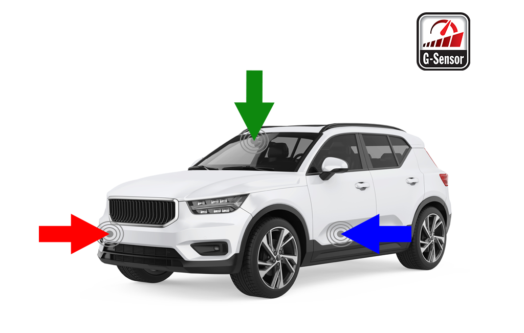 DRV-A100 Dash Cam with G Sensor